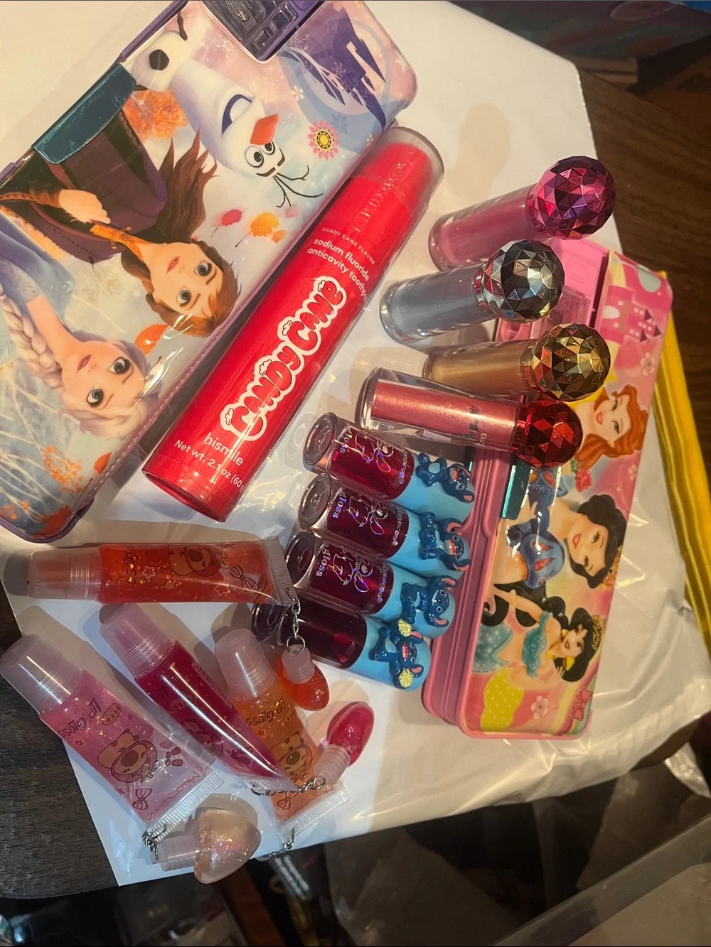 Kids Lip Gloss & Balm Set - Pink Red Multicolor